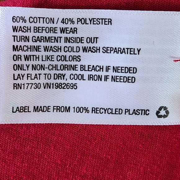 Mini Harajuku 20th anniversary T Shirt Size 4/5 Color Red - Picture 8 of 9